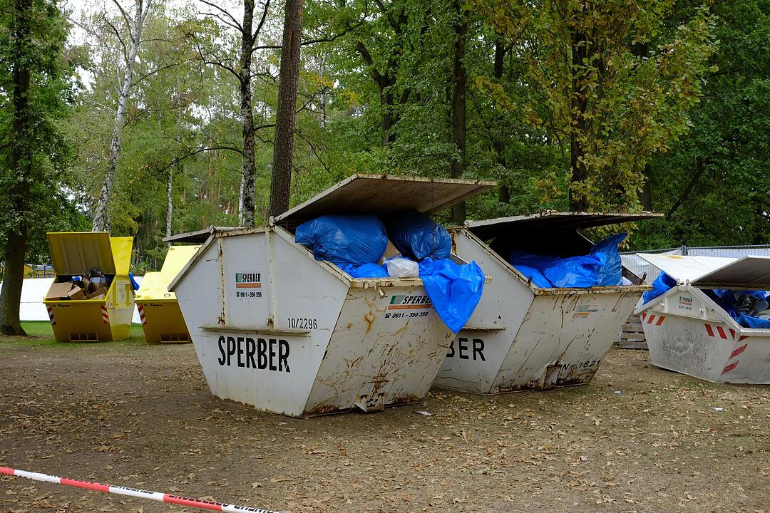 Zeltstadt für Flüchtlinge in Nürnberg