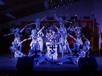 Die Show der "Sulzler Bühnefetzer" war einer der Höhepunkte und der Abschluss der beiden Prunksitzungen am Wochenende. Foto: Ralf Ruppert