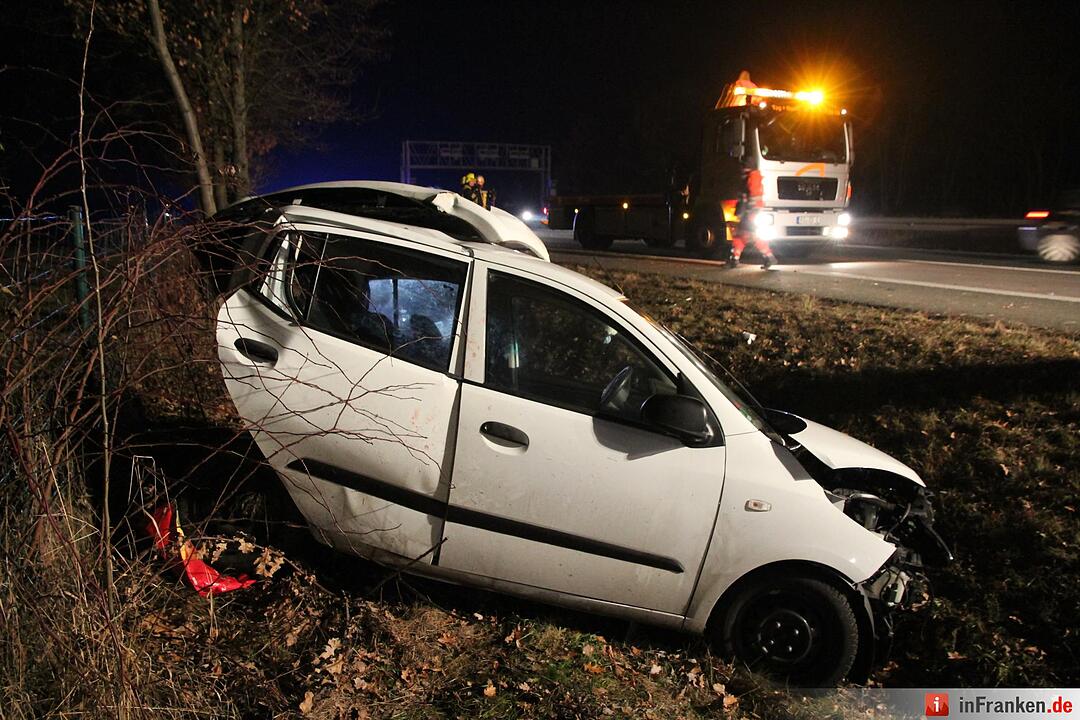 Schwerer Unfall auf A73 bei Eggolsheim
