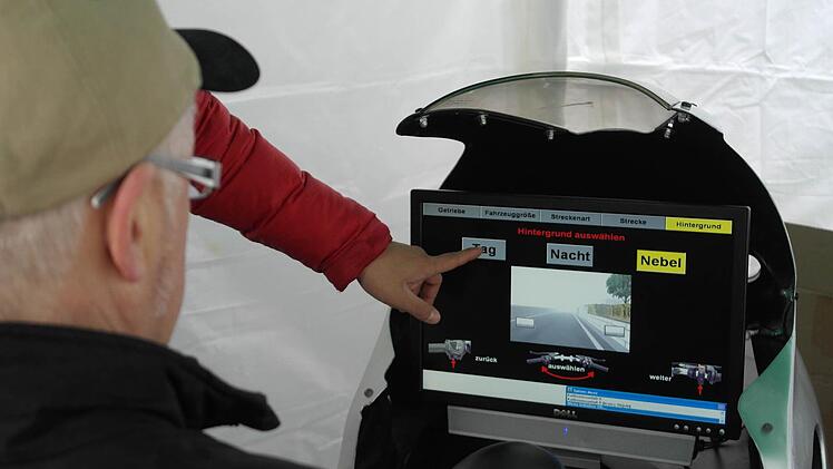 Realitätsnah: Der Motorrad-Simulator