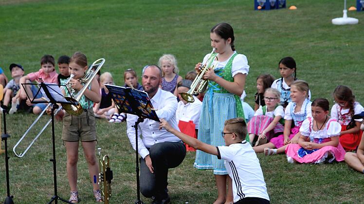 Auch die Blasmusik durfte bei dem "Bayerischen Fest" nicht fehlen.Günther Geiling