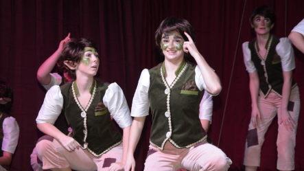 Die Showtanzgruppe Aura mit dem Michteltanz. Andreas Lomb