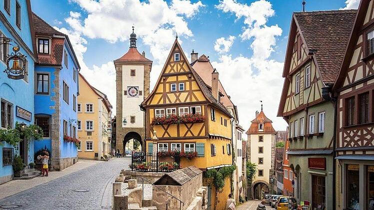 Das malerische Rothenburg ob der Tauber  Foto: ChristianeHoeltschl/infrankenpix