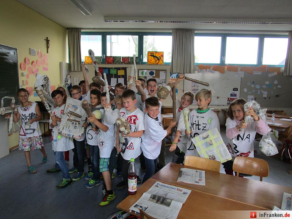 Kl. 4b, Grundschule Baunach (Pompfen)