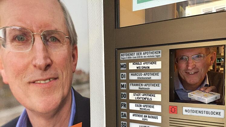 Hatte am Wahltag Notdienst in seiner Apotheke: Thomas Müller von der ÖDP. Stephan Tiroch