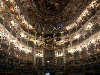 Das markgräfliche Logentheater im italienischen Stil zählt heute zum Weltkuturerbe.