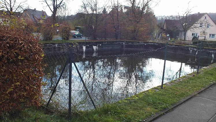 Aus dem Löschweiher soll eigentlich ein Dorfplatz werden. In der Bürgerversammlung stellte sich aber heraus, dass vorab noch eine Infoveranstaltung sinnvoll wäre.  Foto: Björn Hein