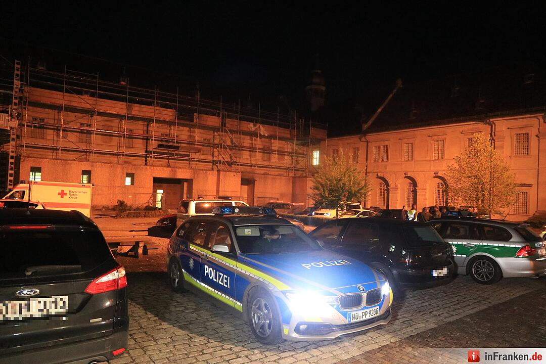 Großeinsatz: Aufstand in Justizvollzugsanstalt in Ebrach