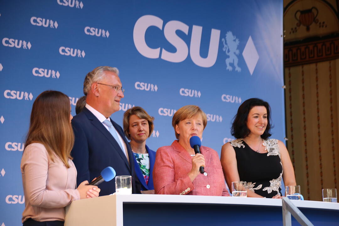 Angela Merkel zu Besuch in Bad Kissingen