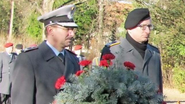 Szene von der Volkstrauertag-Veranstaltung in Coburg im Jahr 2018  Foto: Martin Koch