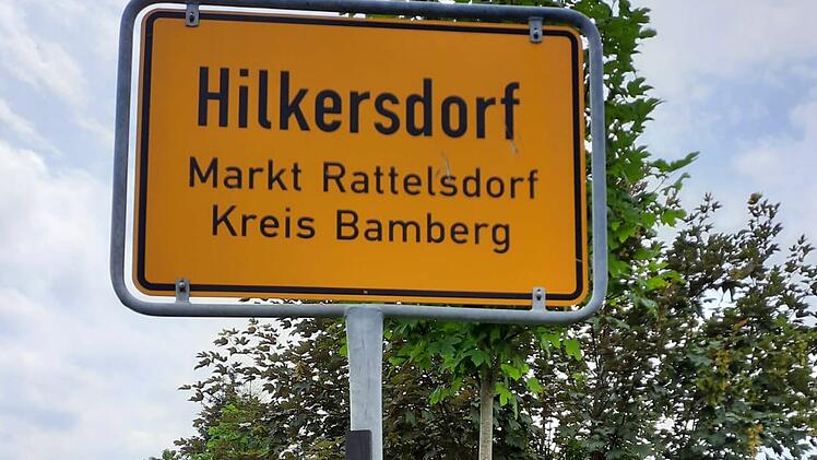 Schwarzes Kreuz im Markt Rattelsdorf