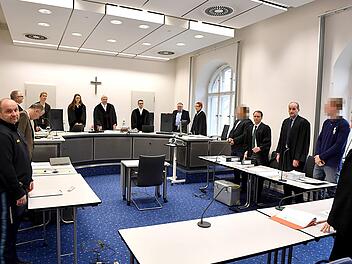 Vor dem Schwurgericht am Landgericht Bamberg müssen sich seit Dienstag zwei Männer wegen einer Attacke in der Sandstraße verantworten. Foto: Ronald Rinklef