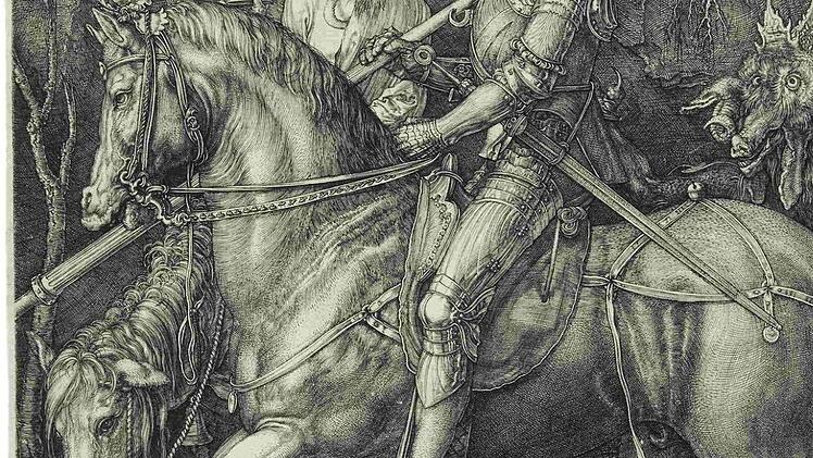 Albrecht Dürer: Ritter, Tod und Teufel.