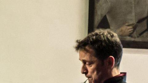 Impressionen vom Kammerkonzert im Coburger Rathaussaal: Bernhard Forster  (Oboe).Foto: Jochen Berger