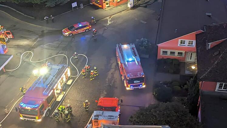 Brand in Industriebetrieb
