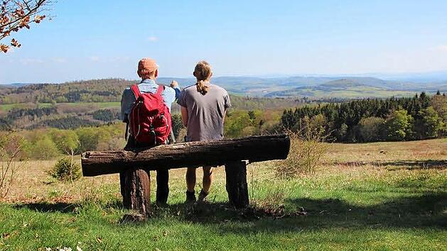 Das Wanderjahr ist er&ouml;ffnet im "Land der offenen Fernen". Fehlt nur noch die W&auml;rme.  Foto: Heike Beudert