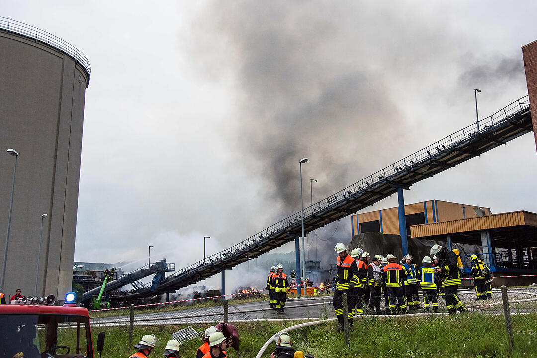 Großbrand in Ochsenfurt