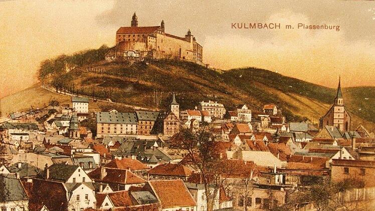 Diese alte Postkarte findet man im Kulmbacher Stadtarchiv. Die ersten Pläne, am Fuße der Plassenburg eine Universität zu gründen, stammen aus dem 16. Jahrhundert.privat