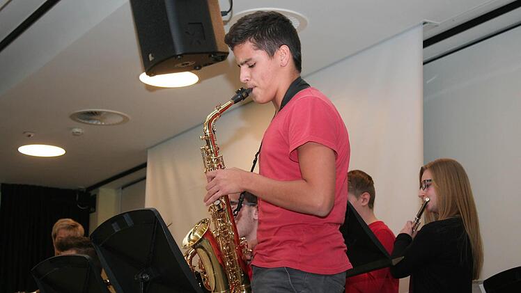 Für sein Solo in der Jazz-Combo bekam Veit Dippold spontanen Applaus.