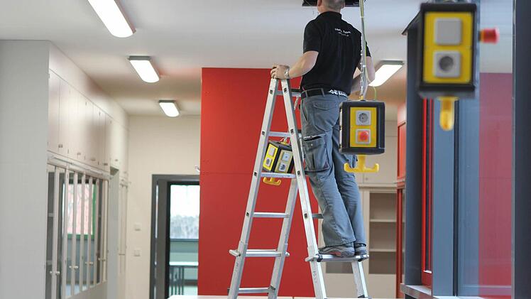 Hier schon deutlich zu erkennen: Es laufen die letzten Arbeiten des ersten Bauabschnitts.