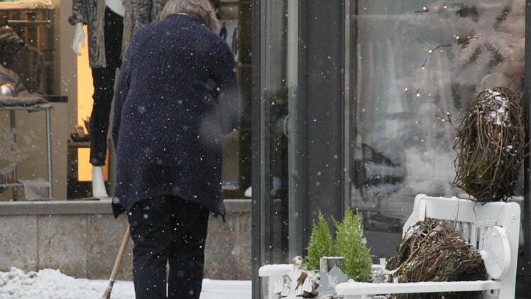 Die leise Alternative zur Schneeschaufel in der Fußgängerzone