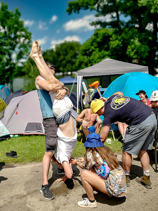 So schön war es bei Rock im Park am Samstag - Camping