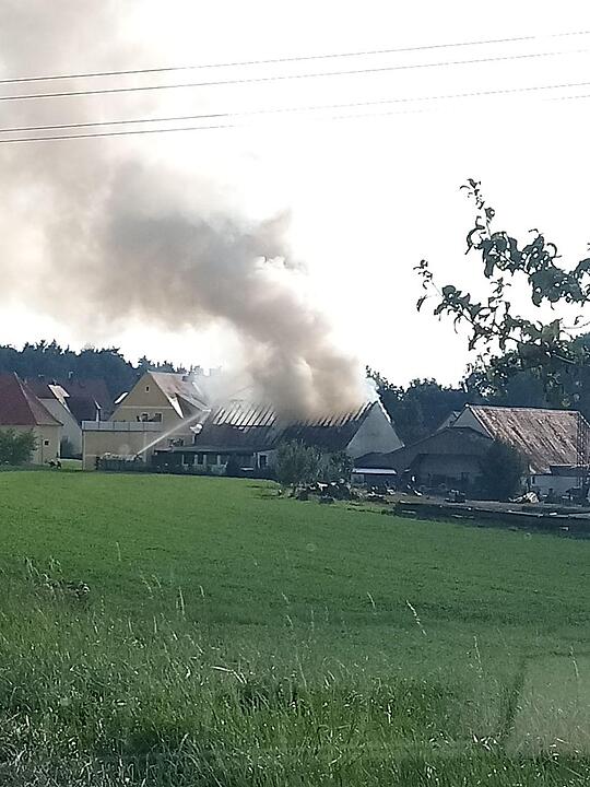 Weidenbach: Scheune gerät in Brand – hoher Schaden