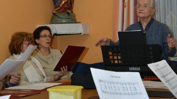 Nicht nur an der Orgel hängt das Herz von Adelheid Back. Auch singt sie leidenschaftlich gern. Foto: Björn Hein