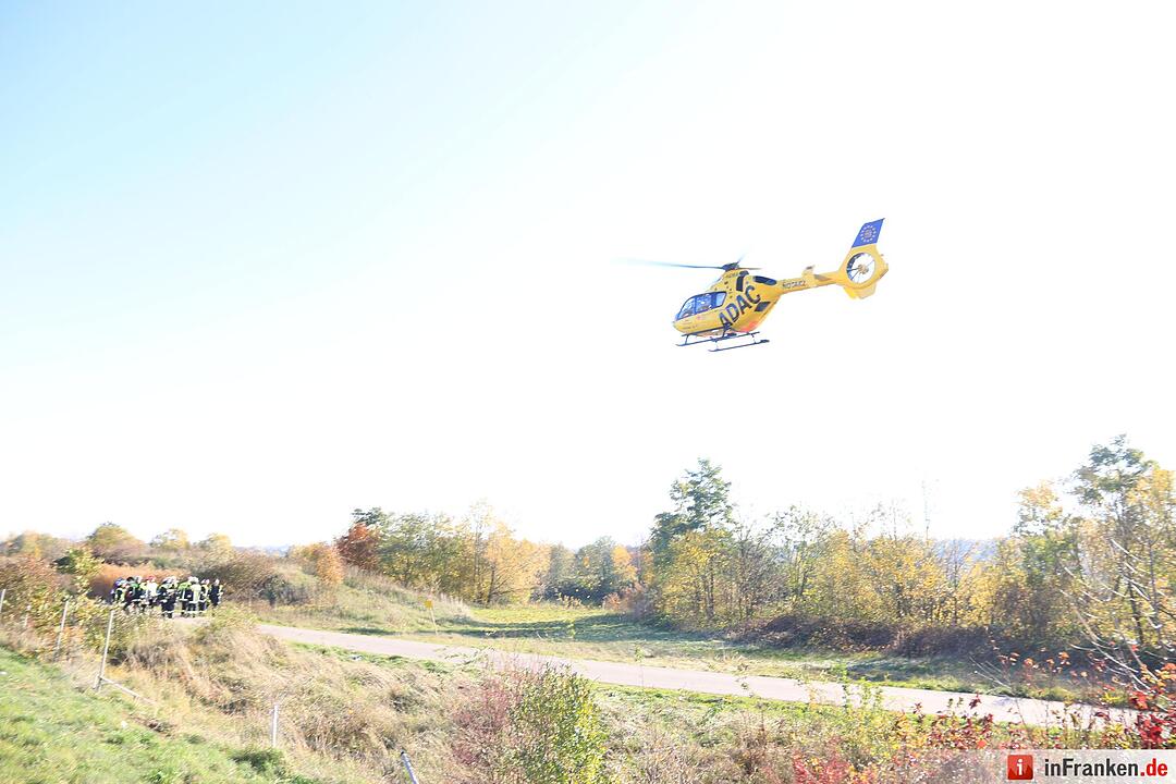 Schwerer Unfall auf der A70 bei Oberhaid