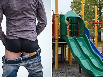 Exhibitionist nimmt an Spielplatz sexuelle Handlungen an sich vor Exhibitionist nimmt an Spielplatz sexuelle Handlungen an sich vor