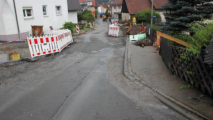 Blick auf die Baustelle  Foto: Friedwald Schedel