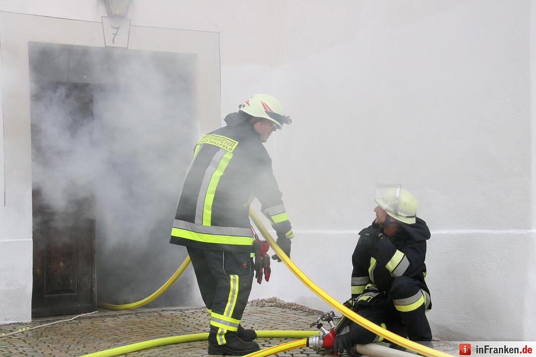 Feuerwehr Hollfeld Großübung