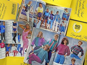 Die Mode der 80er, wie sie in den Baur-Katalogen abgebildet war.