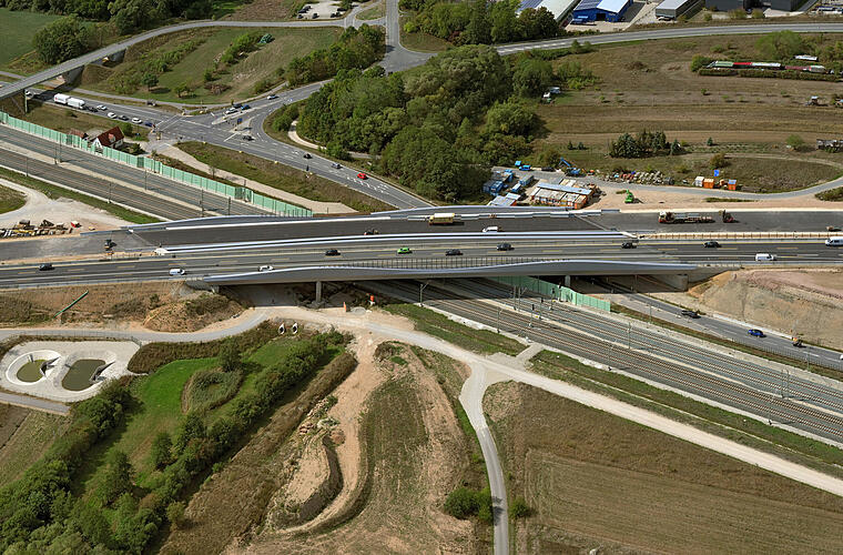 Breitengüßbach: Neue Brücke an A73 wird nach vier Jahren Bauzeit für Verkehr freigegeben