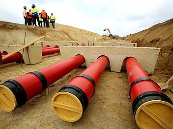 So wird die Baustelle für die neuen Strom-Erdkabel aussehen.  Foto: dpa