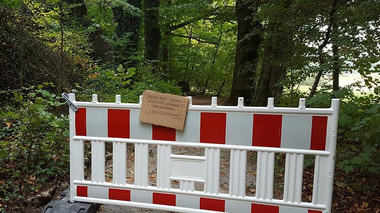 Bis Dienstag war der Felsengarten gesperrt. Ab Mittwoch ist er in Teilbereichen wieder geöffnet.