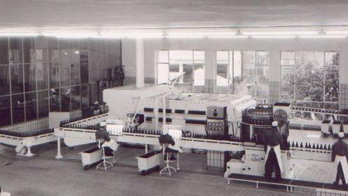 Die Abfüllanlage Ende der 1950er Jahre. Foto: Archiv der Will Bräu.