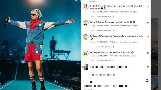 Linkin-Park-Konzert: Sängerin kommt in Lidl-Outfit auf Bühne