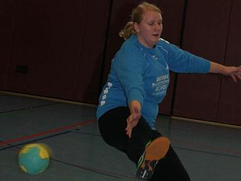 Suse Schad will den Eberner TV-Handballerinnen wieder ein guter Rückhalt sein. Foto: Wolfgang Dietz
