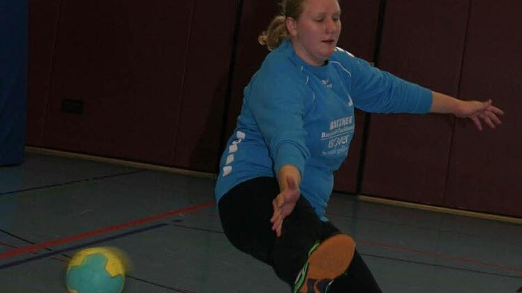 Suse Schad will den Eberner TV-Handballerinnen wieder ein guter Rückhalt sein. Foto: Wolfgang Dietz