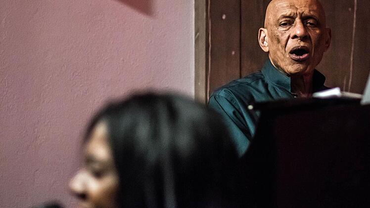 Jazz-Legenden gastierten in Coburg: Kirk Lightsey.Foto: Jochen Berger