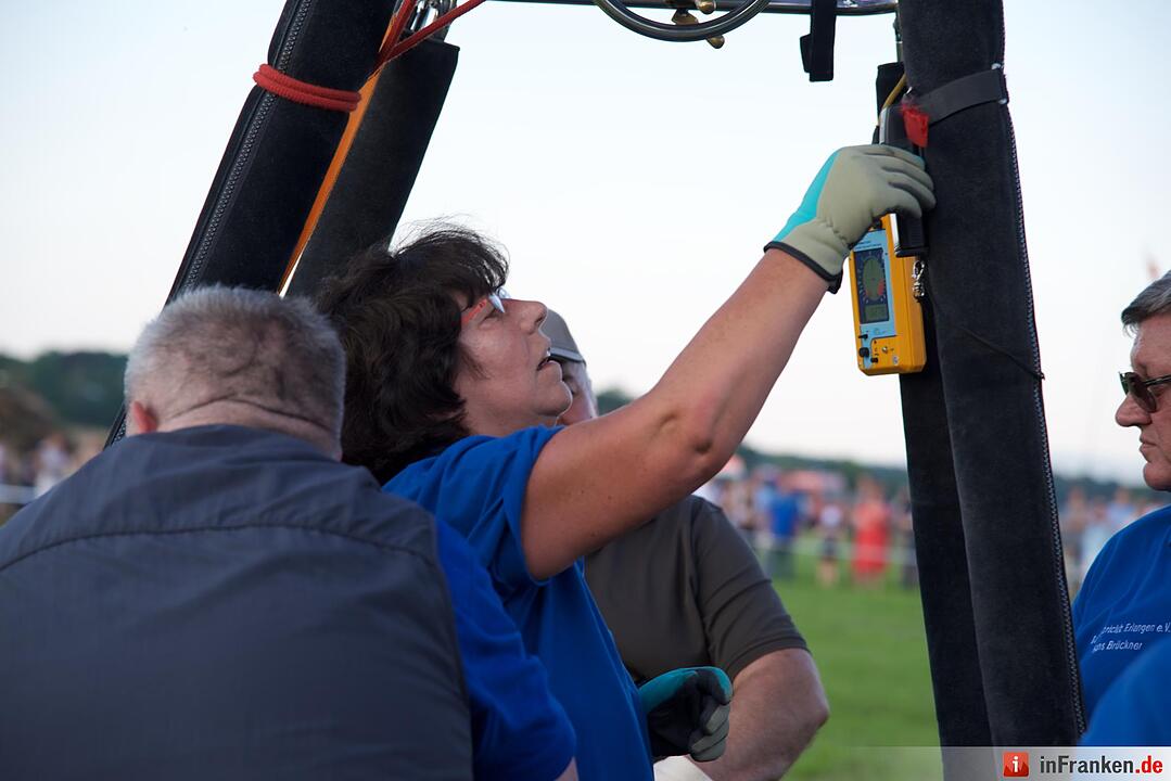 Jubiläumsausgabe: Zum 20. Mal hat die Raiffeisenbank Seebachgrund zu ihrem Ballonmeeting nach Hannberg eingeladen. Mehr als 2000 Menschen waren gekommen.