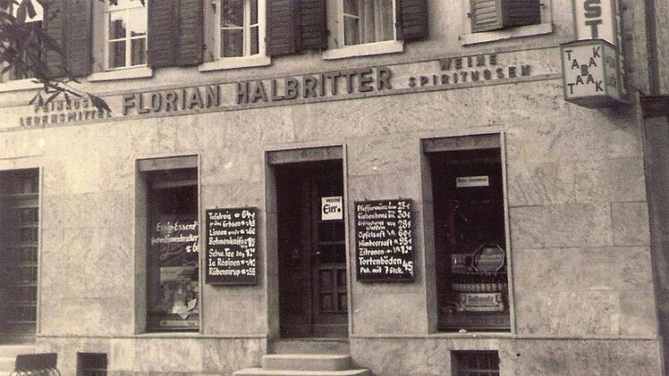 So sah der Laden am Viehmarkt im Jahr 1950 aus. Foto: Archiv Sepp Halbritter