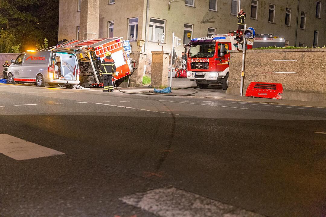 Unfall mit Feuerwehr-Auto in Coburg: Ein Toter