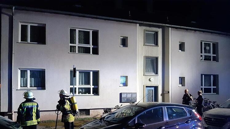 Die Feuerwehr in der Bodelschwinghstraße  Foto: Feuerwehr Forchheim
