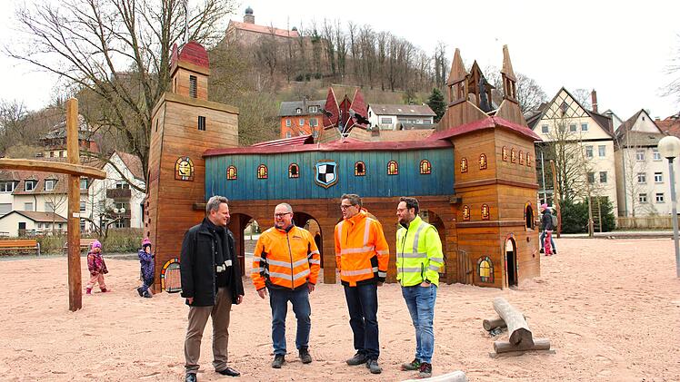 Kulmbach: Burgspielplatz bereit für Familien - neuer Standort "gut angenommen"