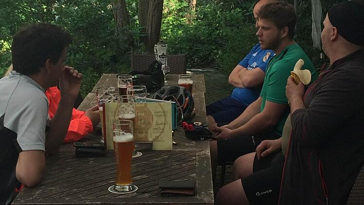 Die erste Mittagspause