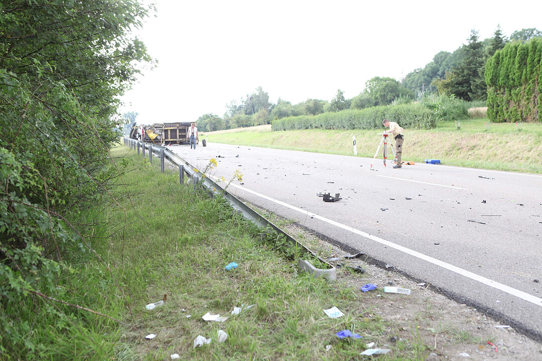 Ansbach: Fünfköpfige Familie bei Unfall verletzt