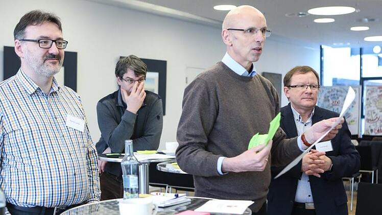 Denkwerkstatt "Bamberg 2050": Blick auf den Workshop "Wie bewegen wir uns?". Foto: Barbara Herbst