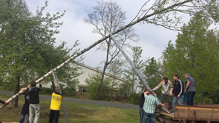 Klassisch: Die Mitglieder des SC "Holzwurm"  in Welsberg (Gemeinde Itzgrund) werden am 1. Mai wieder ihren  Maibaum auf dem Sportgelände am Ortseingang aufstellen. Als kulinarische Spezialität gibt es auf  den Höhen über der Itz auch in diesem Jahr frisch zubereiteten Spint. Festbeginn ist um 10 Uhr.Günther Rose/Nicole Schaffer